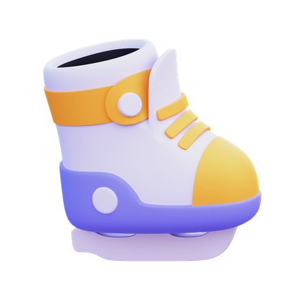 Patinage sur glace  3D Icon