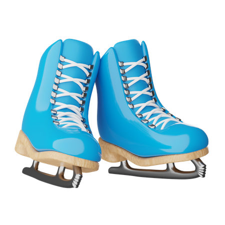 Patinaje sobre hielo  3D Icon