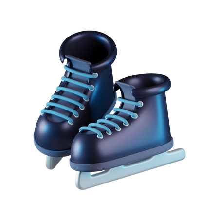 Patinaje sobre hielo  3D Icon