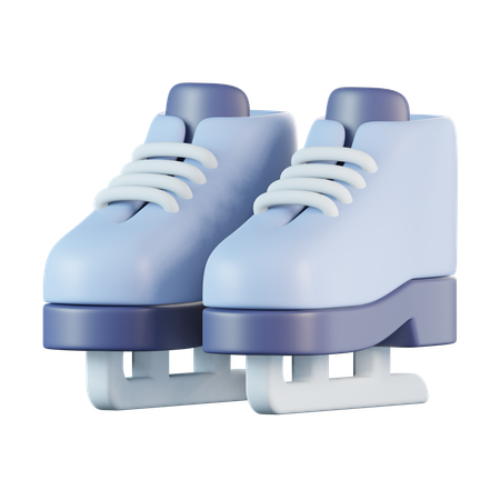 Patinaje sobre hielo  3D Icon