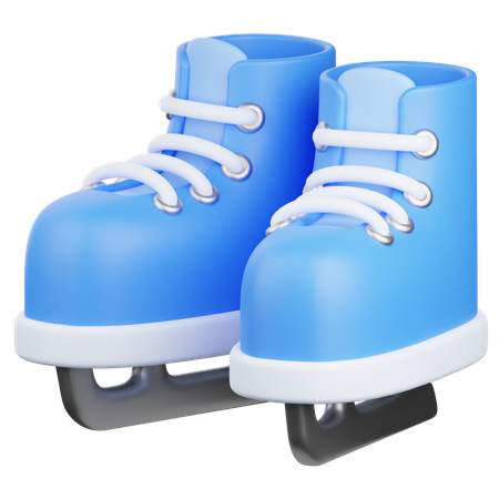 Patinar sobre hielo  3D Icon