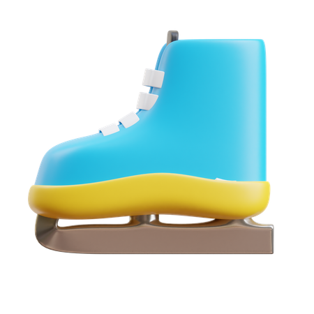 Patinar sobre hielo  3D Icon