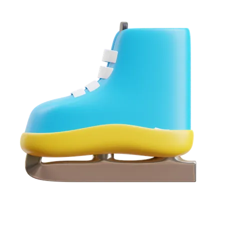 Patinar sobre hielo  3D Icon