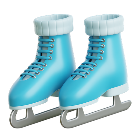 Patinar sobre hielo  3D Icon