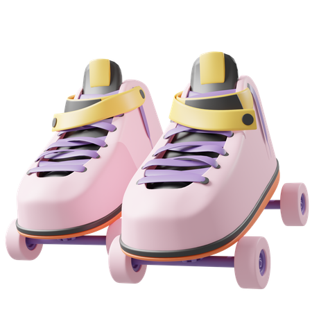 Patines  3D Icon