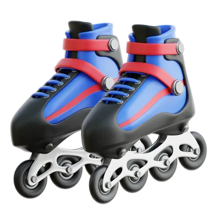 Patines  3D Icon