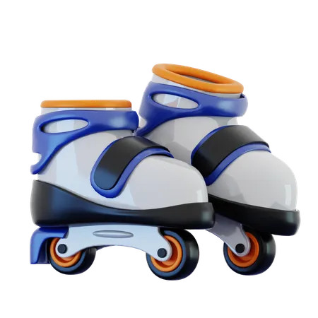 Patines  3D Icon