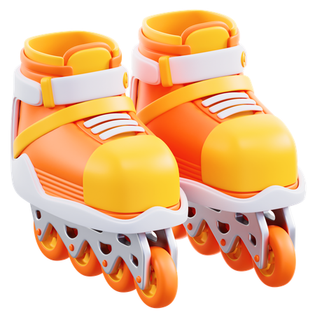 Patines  3D Icon