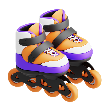 Patines  3D Icon