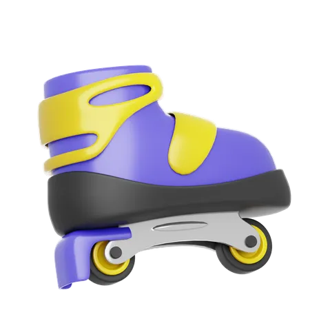 Patines  3D Icon