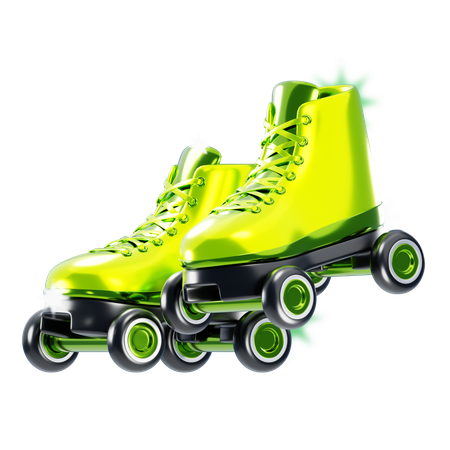 Patines  3D Icon