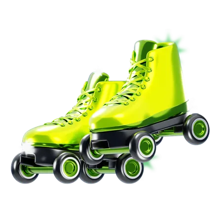 Patines  3D Icon