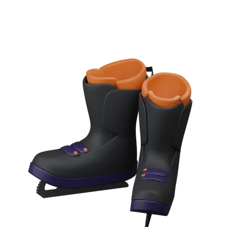 Patines de hielo  3D Icon