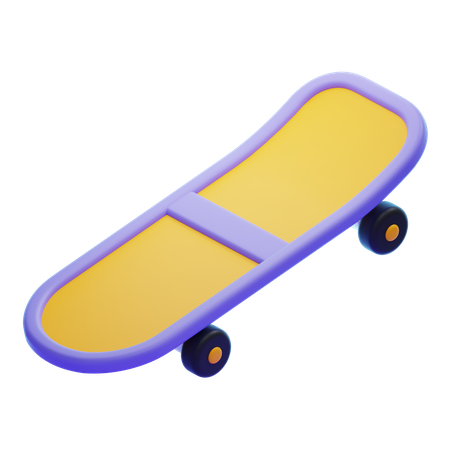 Patineta  3D Icon