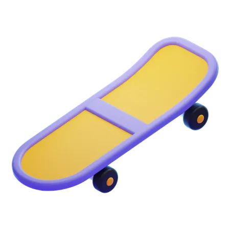 Patineta  3D Icon