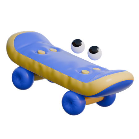 Patineta  3D Icon