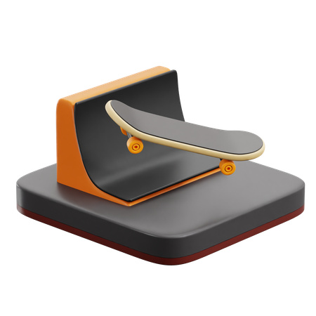 Patineta  3D Icon