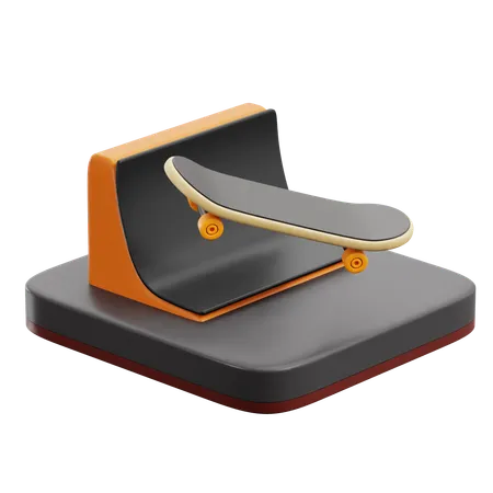 Patineta  3D Icon