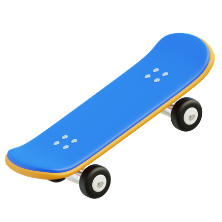 Patineta  3D Icon