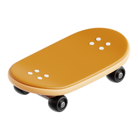 Patineta  3D Icon