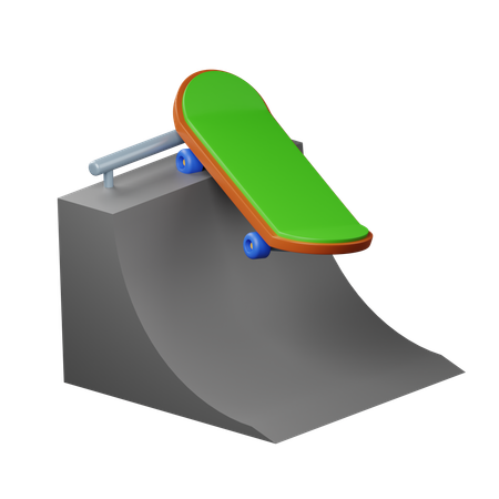 Patineta  3D Icon