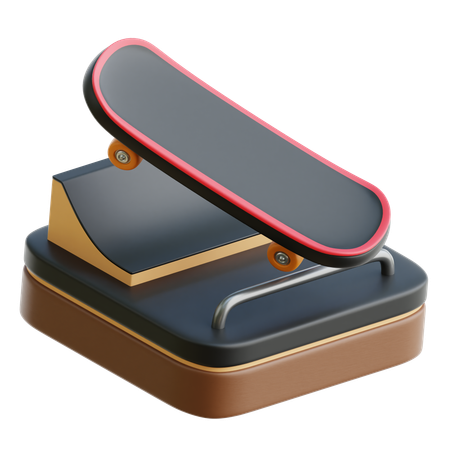 Patineta  3D Icon