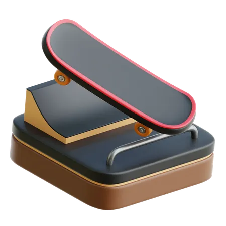 Patineta  3D Icon