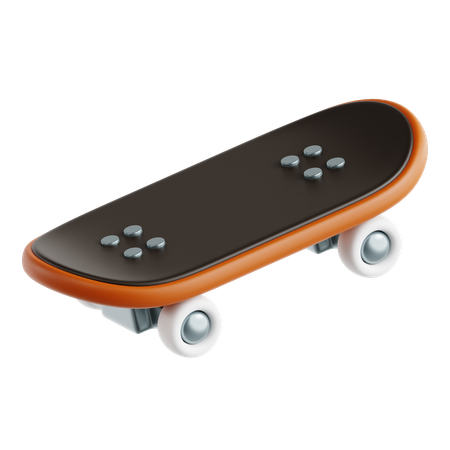 Patineta  3D Icon