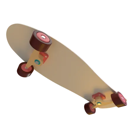 Patineta  3D Icon