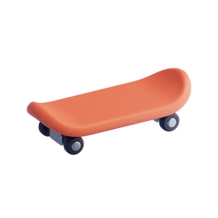 Patineta  3D Icon