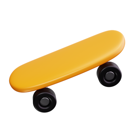 Patineta  3D Icon