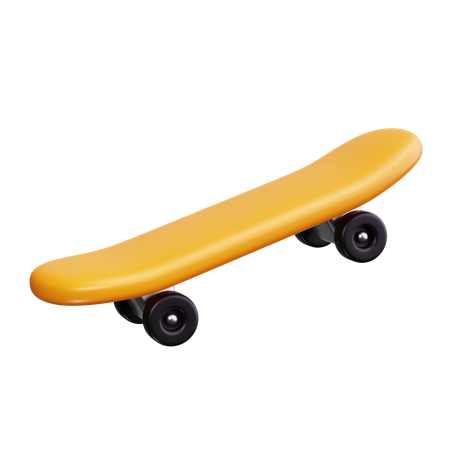 Patineta  3D Icon