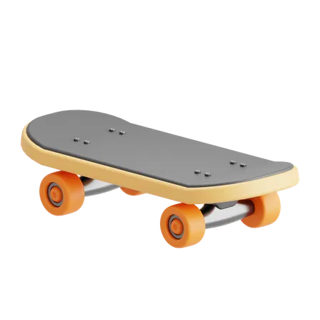 Patineta  3D Icon