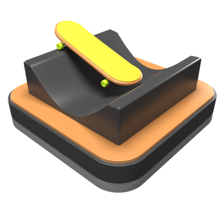 Patineta  3D Icon