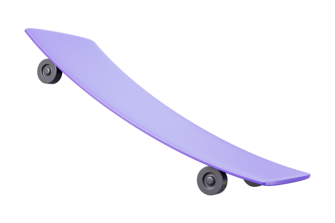 Patineta  3D Icon