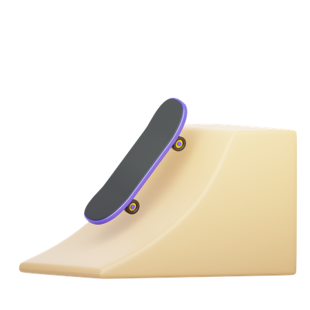 Patineta  3D Icon