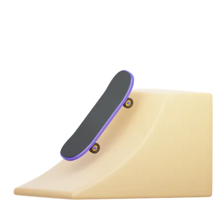 Patineta  3D Icon