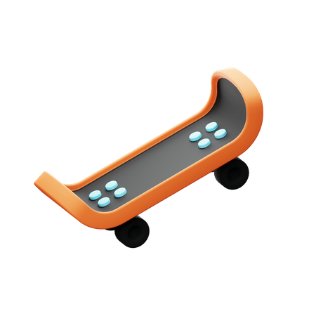 Patineta  3D Icon