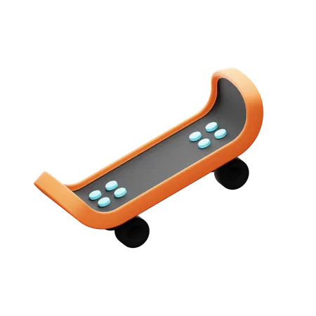 Patineta  3D Icon