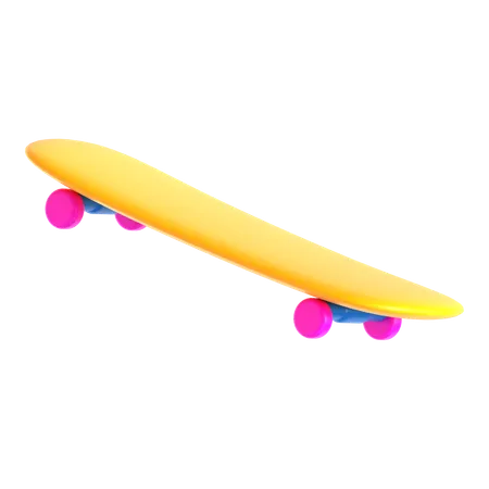 Patineta retro  3D Icon