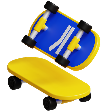 Patinetas  3D Icon