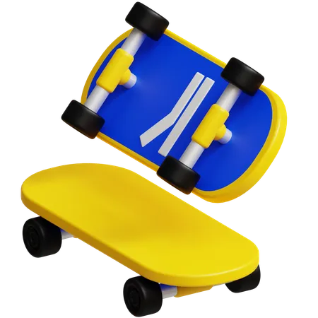 Patinetas  3D Icon