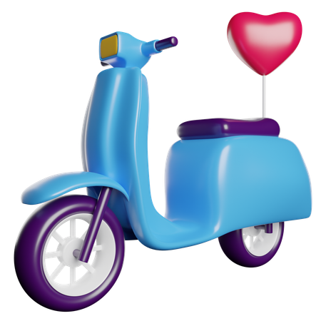 Scooter  3D Icon