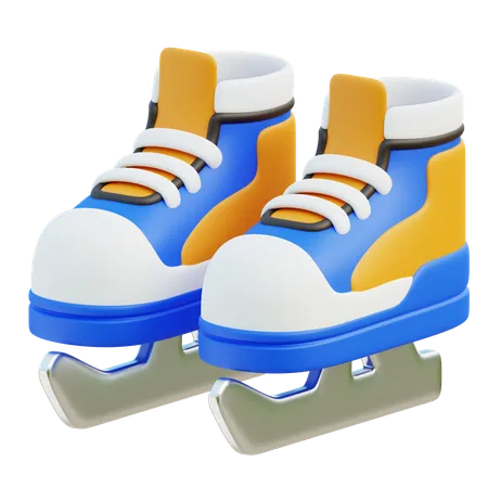 Patineur sur glace  3D Icon