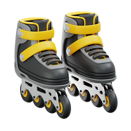 Andar de patins  3D Icon