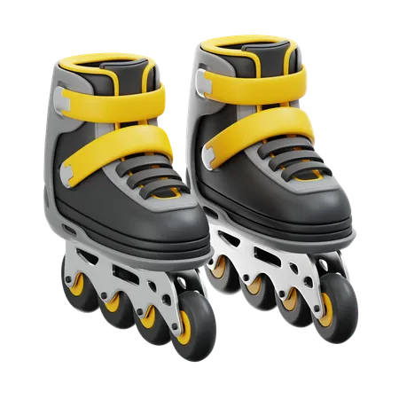 Andar de patins  3D Icon