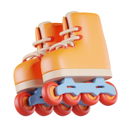 Patins  3D Icon