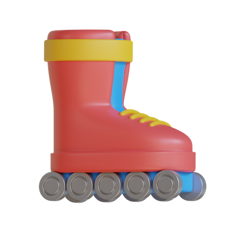 Patins  3D Icon