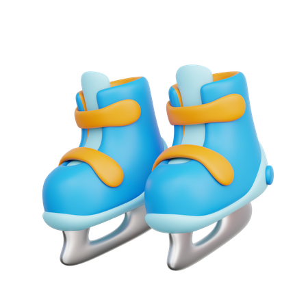 Patins à glace  3D Icon