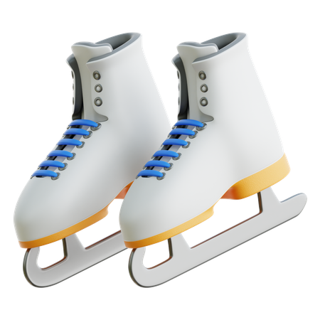 Patins à glace  3D Icon